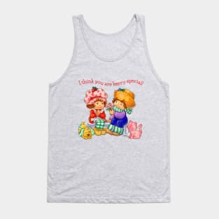 I Think You Are Berry Special! Vintage Strawberry & Huck Fanart Tank Top